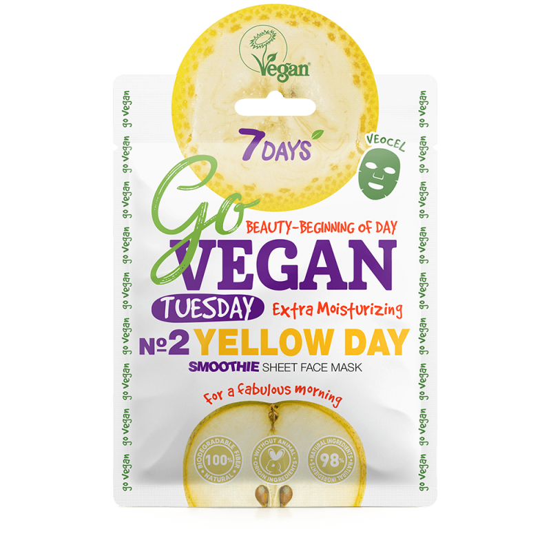 7days 7Days Go Vegan Yellow Day Μάσκα Ομορφιάς Προσώπου 25gr