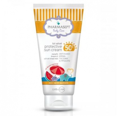 Pharmasept Tol Velvet Protective Sun Cream - Aντιηλιακή Κρέμα Spf 50 150ml