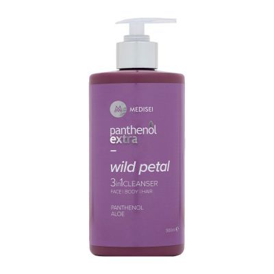 Medisei Panthenol Extra Wild Petal 3 in 1 Cleanser Face, Body, Hair Καθαριστικό για Πρόσωπο, Σώμα & Μαλλιά, 500ml