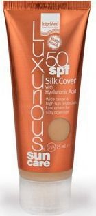 Intermed Luxurious Sun Care Silk Cover BB SPF 50 Αντηλιακή Προσώπου με Χρώμα Ανοιχτή Απόχρωση 75 ml