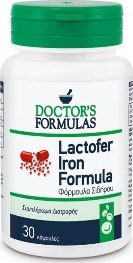 Doctor's Formulas Lactofer Iron Formula 30 Κάψουλες