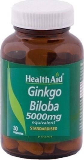 Health Aid Ginkgo Biloba 5000mg 30 capsules