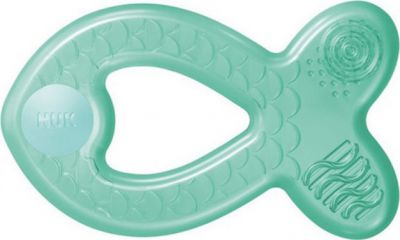 Nuk Δακτύλιος οδοντοφυΐας Extra Cool Πράσινο Ψαράκι με Πράσινο Μάτι, 1 τμχ