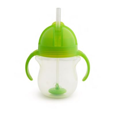 Munchkin Tip & Sip Straw Cup Κύπελλο με Καλαμάκι Click Lock από 6m+ Πράσινο , 207ml
