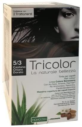 Specchiasol Tricolor Φυτική Βαφή Μαλλιών - 5/3 Καστανό Ανοιχτό Χρυσαφί