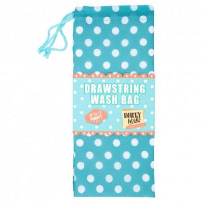 Dirty Works On the Go Beauty - Drawstring Wash Bag