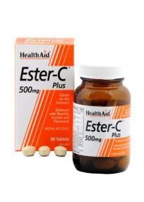 Health Aid Ester-C Plus 500mg With Bioflavonoids 60 Tablets