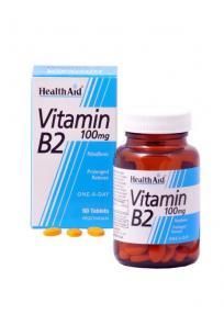 Health Aid Vitamin B2 100mg 60 tablets