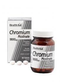Health Aid Chromium Picolinate 1800μg 60 tabletes