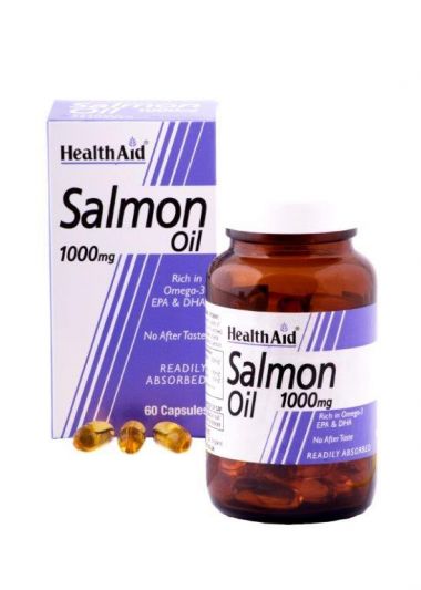Health Aid Salmon Oil - Rich in Omega-3 60caps