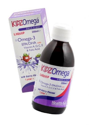 Health Aid KIDZ Omega with Vitamins - Liquid 200ml