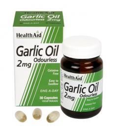 Health Aid Garlic Oil 2mg 30 vecaps