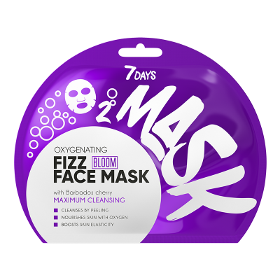 7DAYS Fizz Bloom Maximum Cleansing Sheet Mask 25g 1τμχ