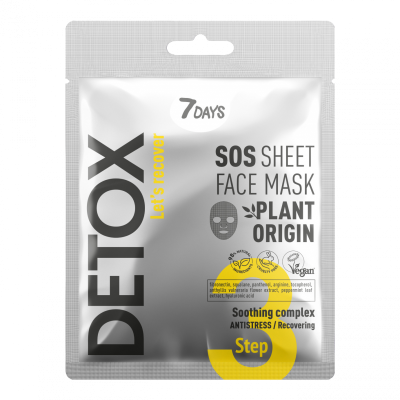 7Days SOS Sheet Face Mask Soothing Complex 25gr 1τμχ