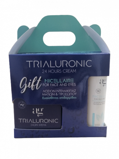 AG Pharm Beauty Kit - Trialuronic 24hours Cream 50ml & ΔΩΡΟ Micellaire για Ευαίσθητες Επιδερμίδες 100ml