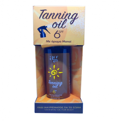 Ag Pharm Tanninh Oil Spf6 - Λάδι Μαυρίσματος για το Σώμα 6spf με άρωμα Monoi 150ml