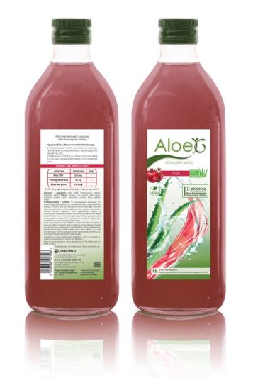 Genomed Aloe G Πόσιμη Κρητική Αλόη με Ρόδι 1Lt