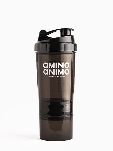 Amino Animo Shaker Πρωτεΐνης Μαύρο 500ml