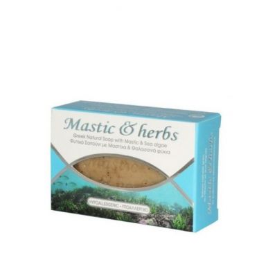 Anemos Σαπούνι Mastic And Herbs Με Μαστίχα Και Φύκια 125gr