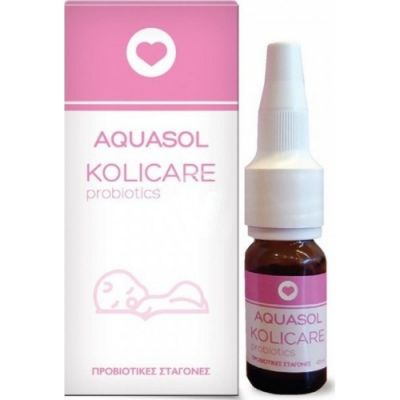 Aquasol Kolicare Probiotics Drops 8ml (Προβιοτικές Σταγόνες κατά των Βρεφικών Κολικών)