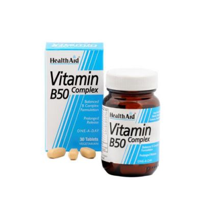 Health Aid Vitamin B50 complex 30 tablets
