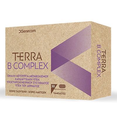 Genecom Terra B Complex 30 Ταμπλέτες