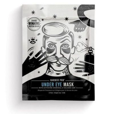 Barber Pro Under Eye Mask (with activated charcoal & volcanic ash) 3 Ζεύγη