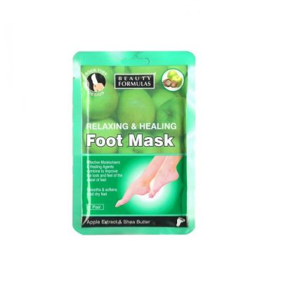 Beauty Formulas Relaxing & Healing Foot Mask - Μάσκα Περιποίησης Ποδιών σε Μορφή Κάλτσας 1 Ζεύγος