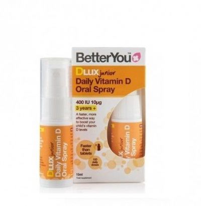 BetterYou DLux Junior Daily Vitamin D 400iu 15ml