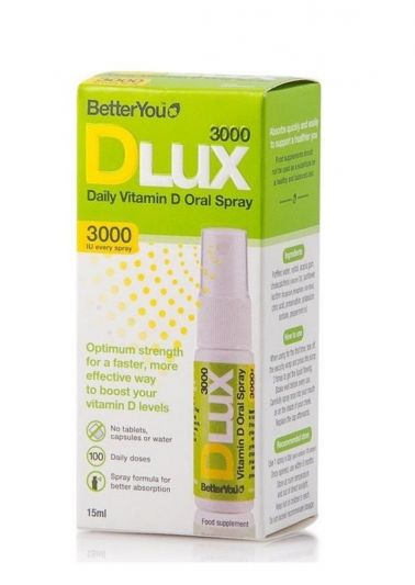 BetterYou DLux 3000iu Daily Vitamin D 15ml