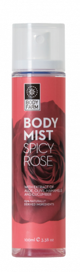 Bodyfarm Body Mist Πικάντικο Τριαντάφυλλο 100ml
