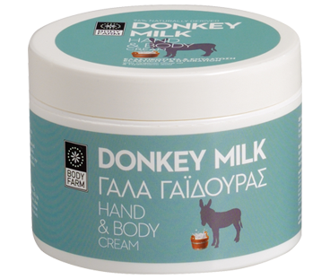 Bodyfarm Donkey Milk Hand & Body Cream Ενυδατική Κρέμα Χεριών & Σώματος με Γάλα Γαϊδούρας 200ml