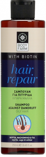 Bodyfarm Hair Repair Σαμπουάν για Πιτυρίδα, Λιπαρά Μαλλιά 250ml