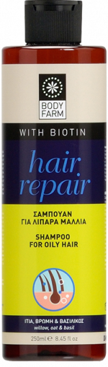 Bodyfarm Hair Repair Σαμπουάν για Λιπαρά Μαλλιά 250ml