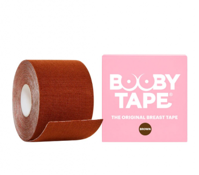 Booby Tape Αυτοκόλλητη Ταινία Ανόρθωσης Στήθους σε Καφέ χρώμα 5m*5cm