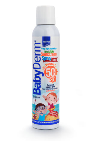 Intermed Babyderm Invisible Sunscreen Spray Spf50+ for Kids 200ml