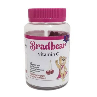 Bradbear Vitamin C με γεύση Κεράσι 60 Ζελεδάκια