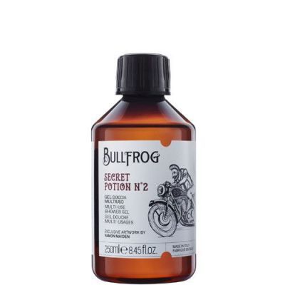 Bullfrog All in One Shower Shampoo Secret Potion No2 (Αφρόλουρτο & Σαμπουάν , για Μαλλιά και Γένεια) 250ml