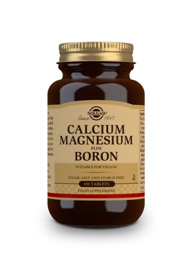 Solgar Calcium, Magnesium Plus Boron 100 Ταμπλέτες