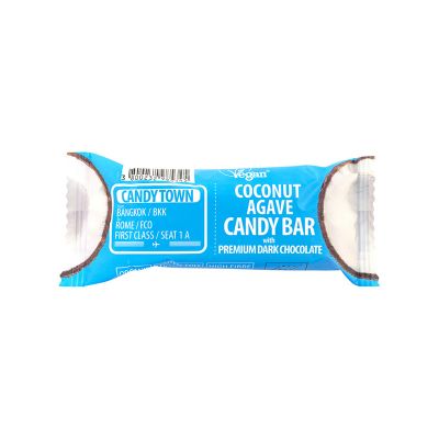 Coconut Agave Candy Bar - Βιολογική Μπάρα Καρύδας με Επικάλυψη Σοκολάτας - 50γρ