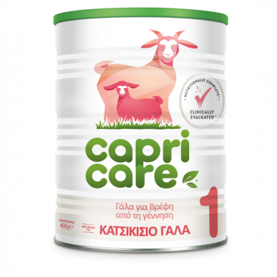 Capricare No1 Γάλα 1ης Βρεφικής Ηλικίας Με Βάση Το Κατσικίσιο Γάλα 400gr