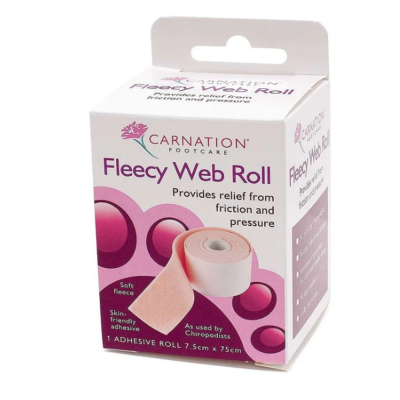 Vican Carnation Fleecy Web Roll 7.5x75 cm