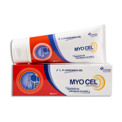 Cross Pharmaceuticals Myo Cel Λιποσωμικό Τζελ Για Προστασία & Ενδυνάμωση Των Μυών, 100ml