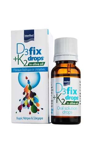 Intermed D3 + K2 Fix Drops in Olive Oil 12ml