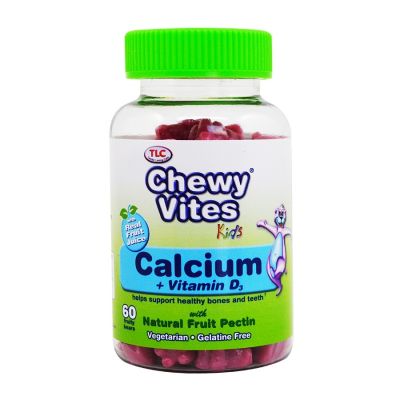 Chewy Vites Calcium και Vitamin D3 60 τεμάχια αρκουδάκια