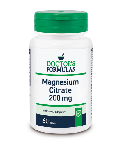 Doctor's Formula Magnesium Citrate 200mg 60 Δισκία
