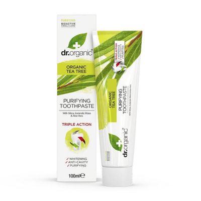 Dr. Organic Organic Tea Tree Toothpaste (Antibacterial) 100ml