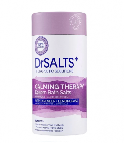 Dr Salts Calming Therapy with Lavender & Lemongrass Epsom Salts 750gr