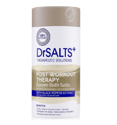 Dr Salts Post Workout Therapy with Black Pepper Extract Epsom Salts 750gr