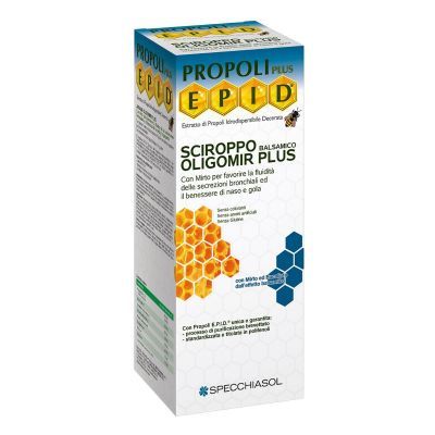 Specchiasol EPID Sciroppo Oligomir Plus Σιρόπι Για Το Λαιμό Με Πρόπολη 170ml